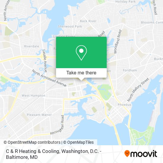 C & R Heating & Cooling map