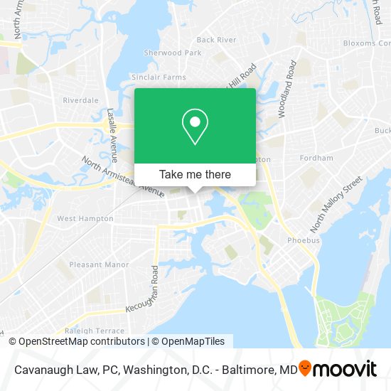 Cavanaugh Law, PC map