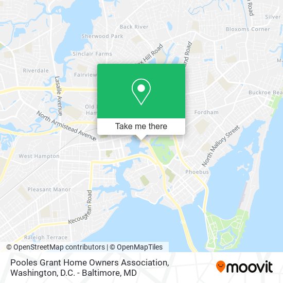 Pooles Grant Home Owners Association map