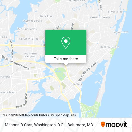Masons D Cars map