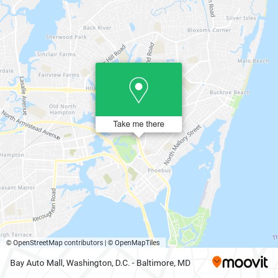 Bay Auto Mall map