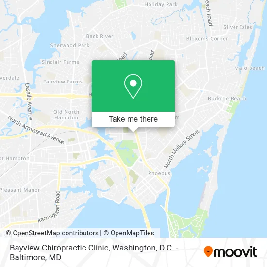 Bayview Chiropractic Clinic map