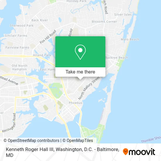 Kenneth Roger Hall III map