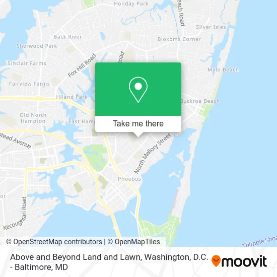 Above and Beyond Land and Lawn map