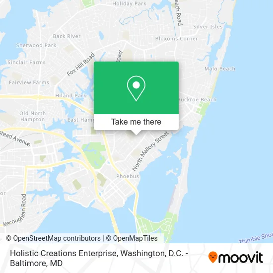 Holistic Creations Enterprise map