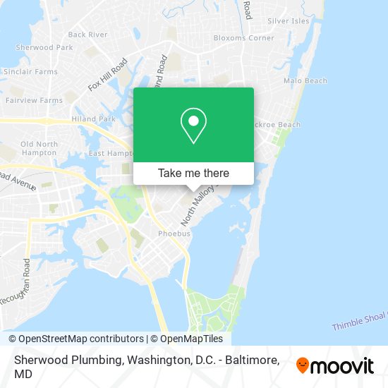 Sherwood Plumbing map
