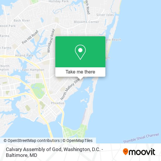 Calvary Assembly of God map