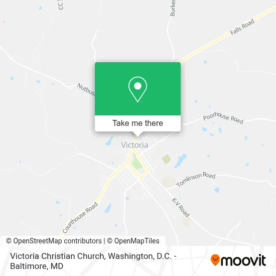 Victoria Christian Church map