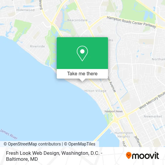 Fresh Look Web Design map