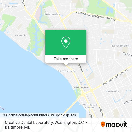 Mapa de Creative Dental Laboratory