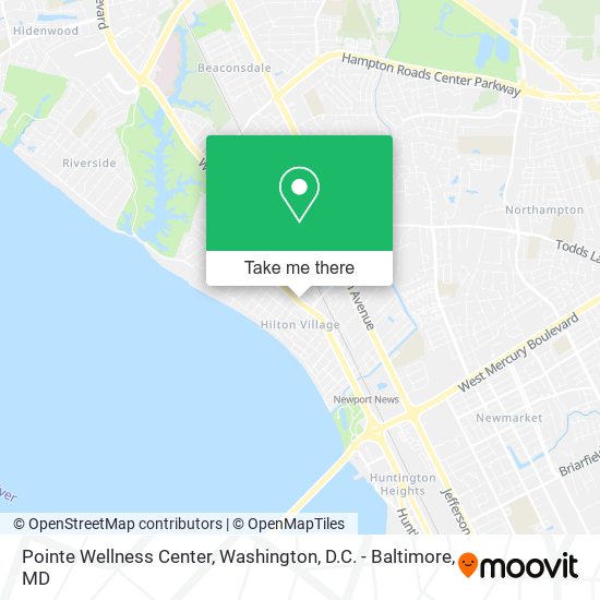 Pointe Wellness Center map