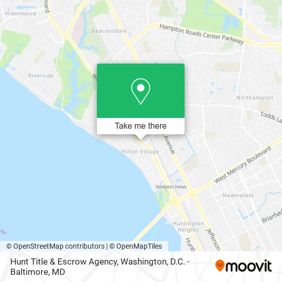 Hunt Title & Escrow Agency map