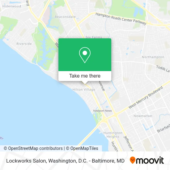 Lockworks Salon map