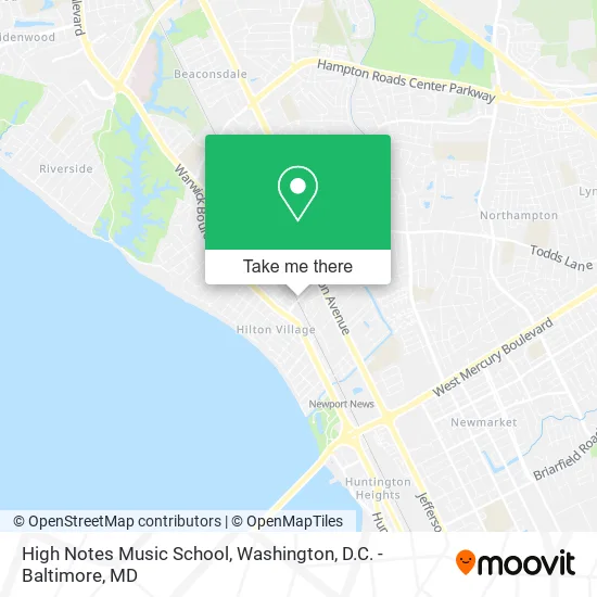 High Notes Music School map