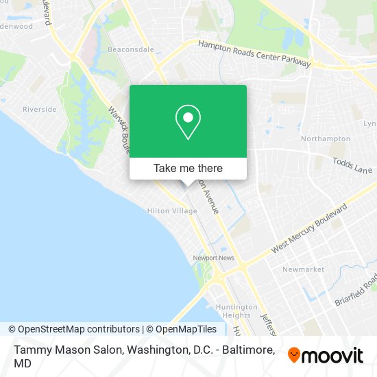 Tammy Mason Salon map