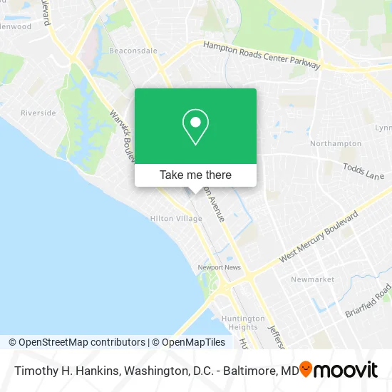 Timothy H. Hankins map