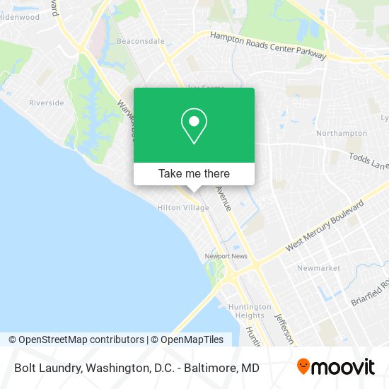 Bolt Laundry map
