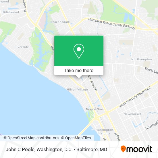 John C Poole map
