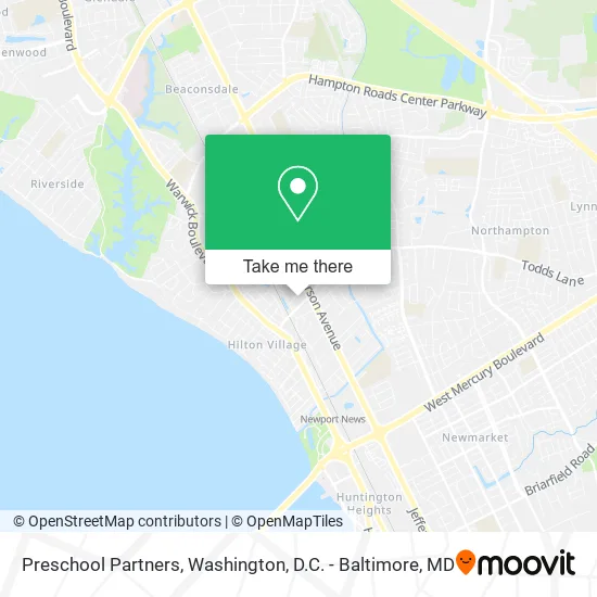 Preschool Partners map