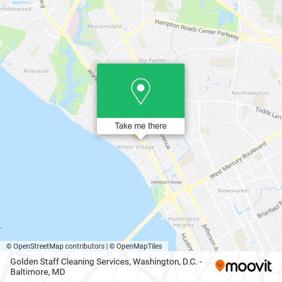 Golden Staff Cleaning Services map