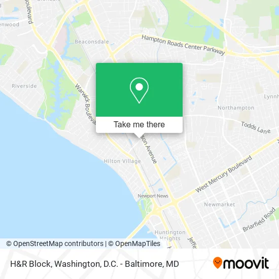 H&R Block map