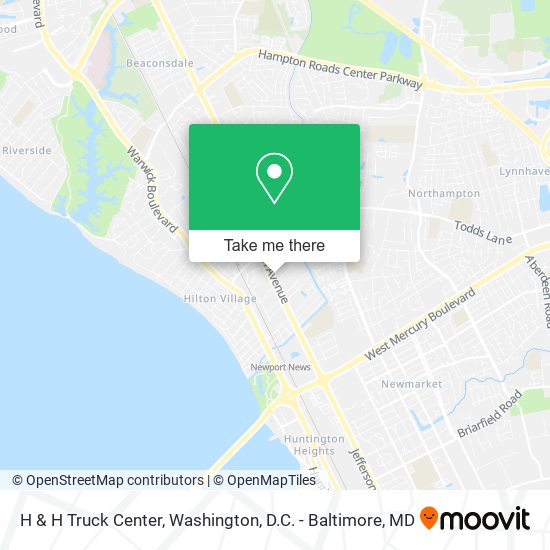 H & H Truck Center map