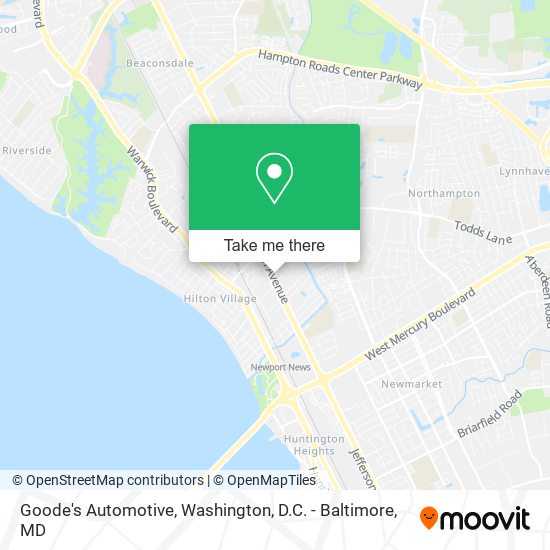 Mapa de Goode's Automotive