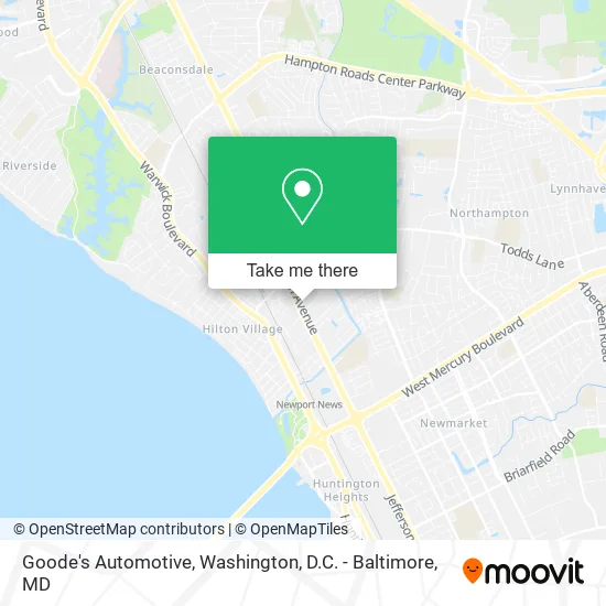 Goode's Automotive map