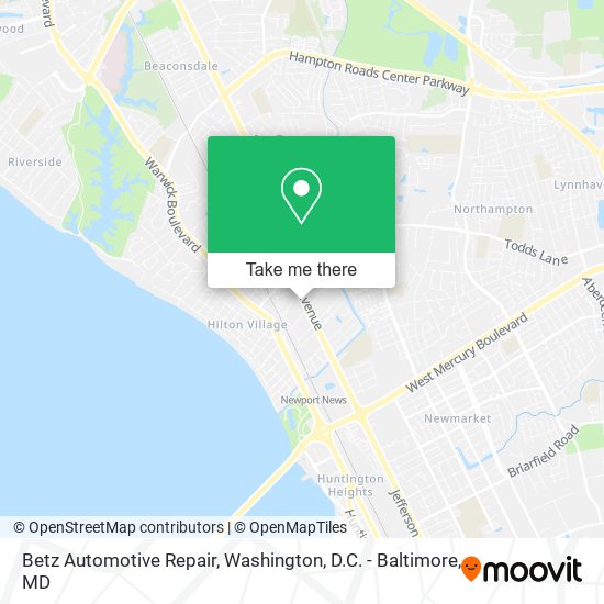 Betz Automotive Repair map