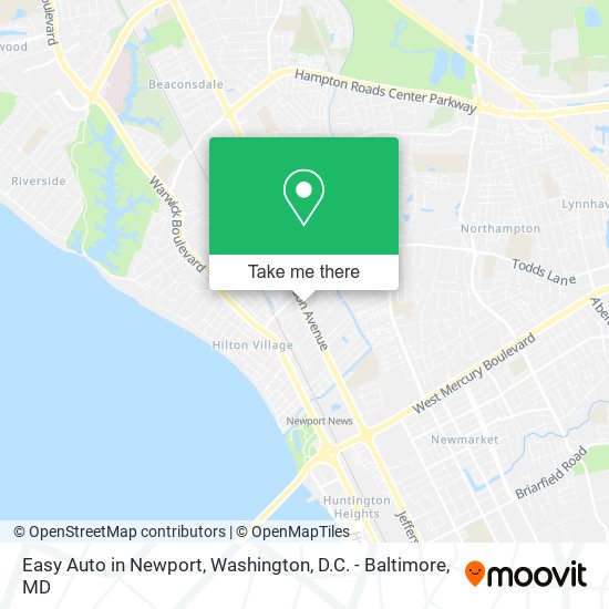 Easy Auto in Newport map