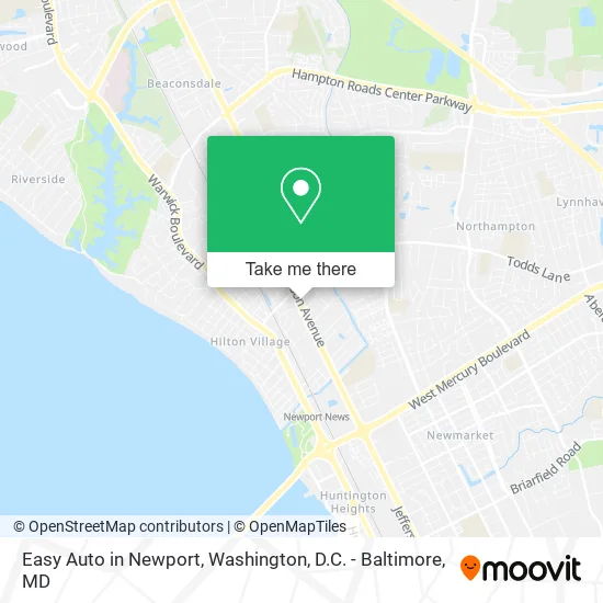 Easy Auto in Newport map