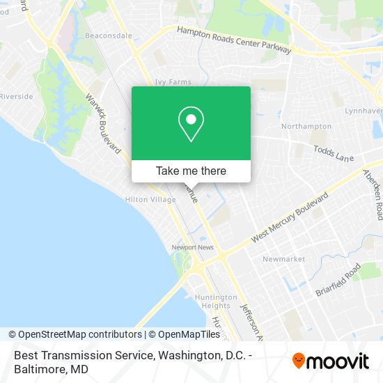 Mapa de Best Transmission Service