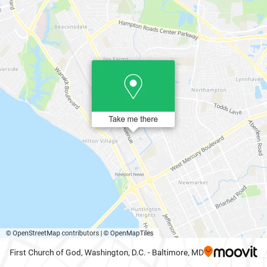 First Church of God map