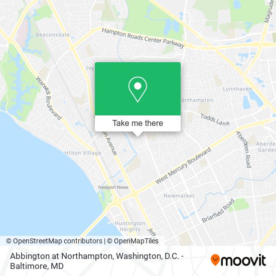 Mapa de Abbington at Northampton