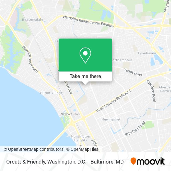 Orcutt & Friendly map