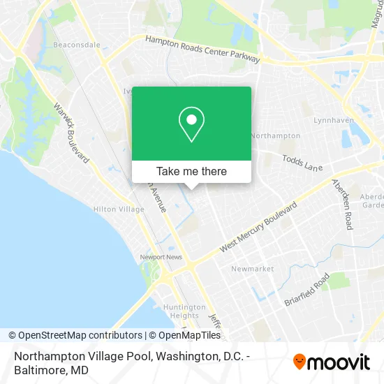 Northampton Village Pool map