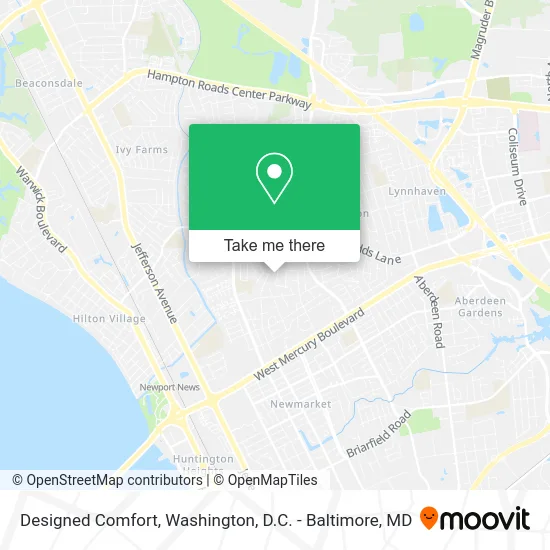 Designed Comfort map