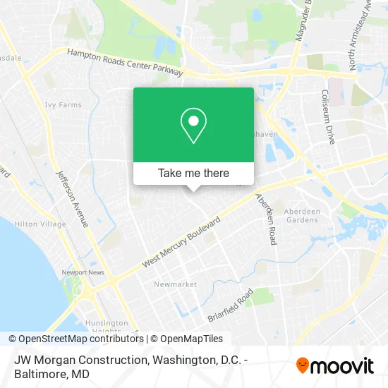 JW Morgan Construction map