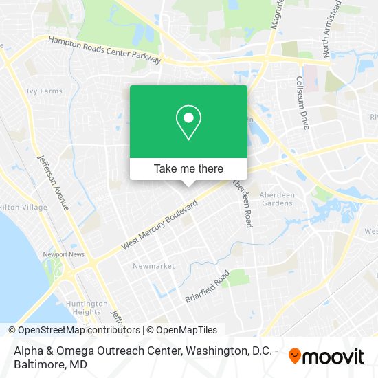 Alpha & Omega Outreach Center map