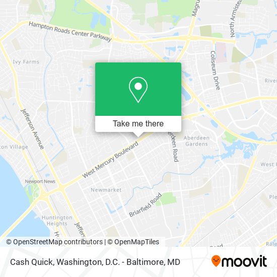 Cash Quick map