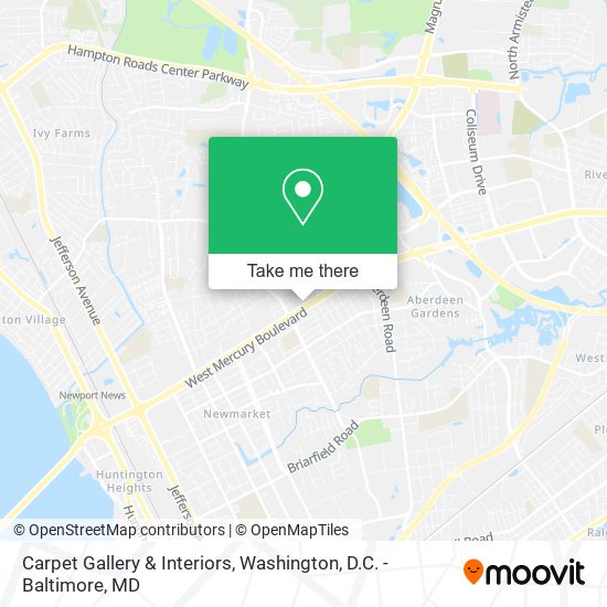Mapa de Carpet Gallery & Interiors