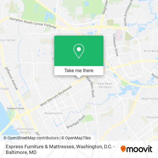 Mapa de Express Furniture & Mattresses