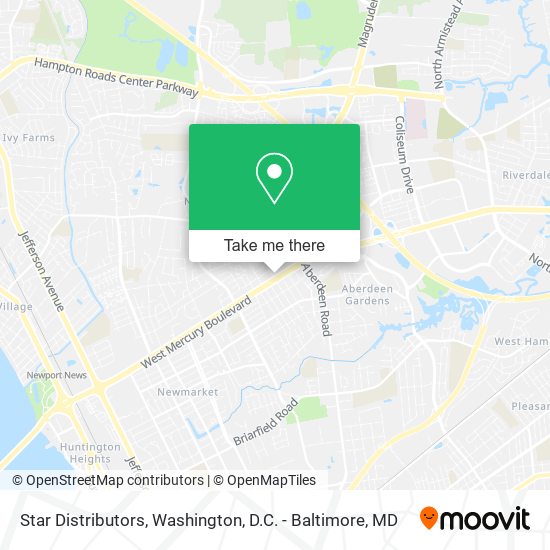 Star Distributors map