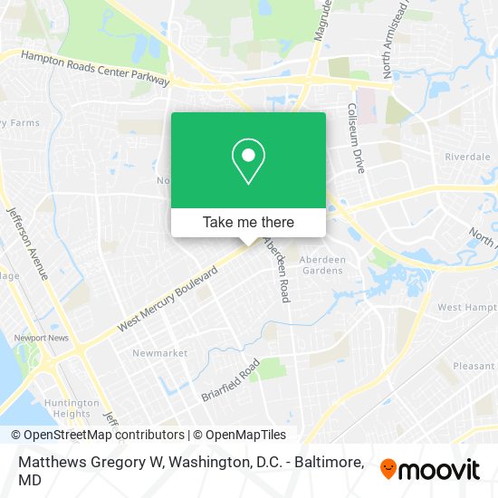 Matthews Gregory W map