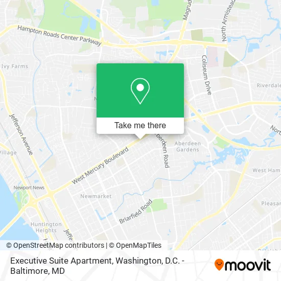 Mapa de Executive Suite Apartment