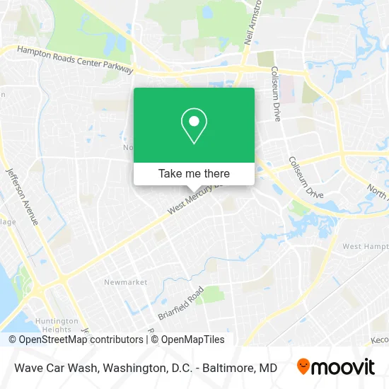 Wave Car Wash map