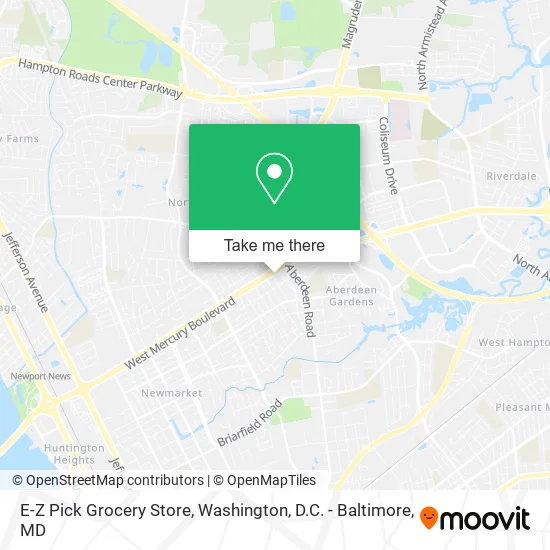 E-Z Pick Grocery Store map