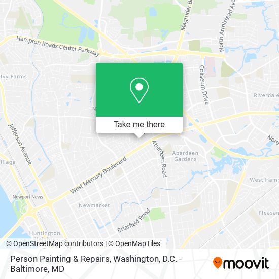 Person Painting & Repairs map