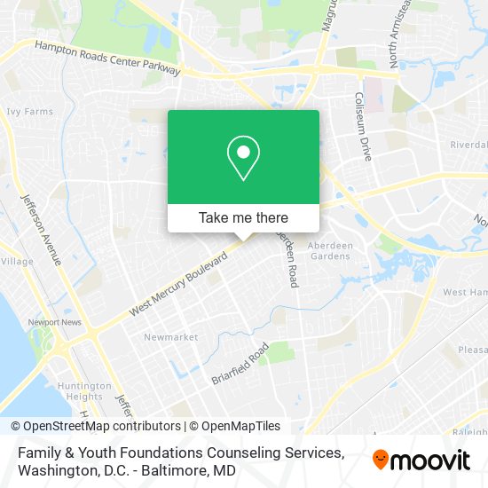 Family & Youth Foundations Counseling Services map