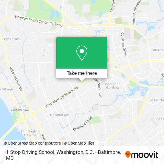 1 Stop Driving School map